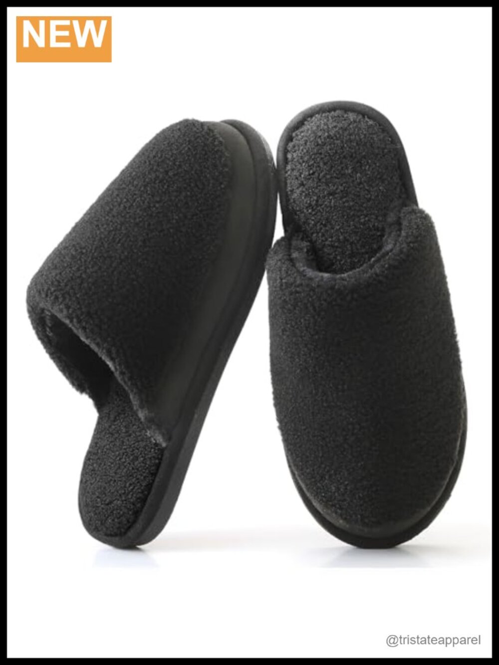 Women's Memory Foam Slippers Faux Fur Lined Non-Slip House Shoes